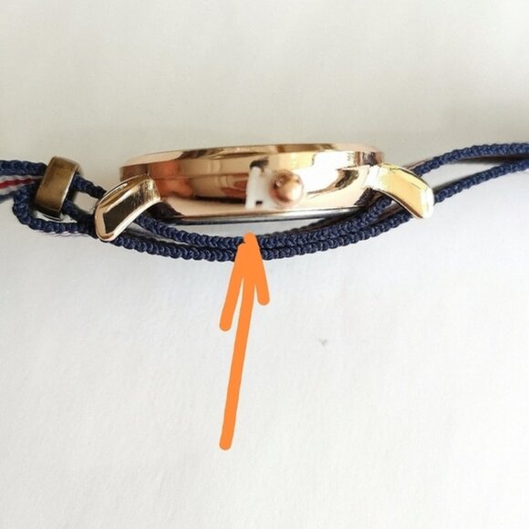 Red White and Blue watch Bow face - Picture 5 of 7